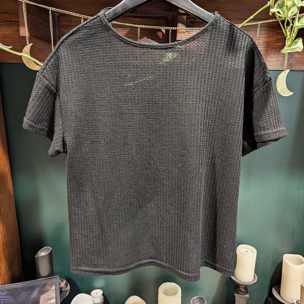Shein Open-back Shirt